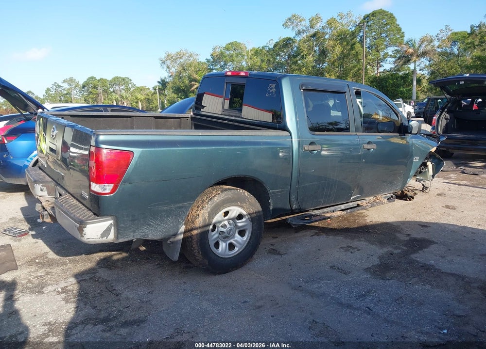 2004 NISSAN TITAN XE VIN: 1N6AA07B44N528204