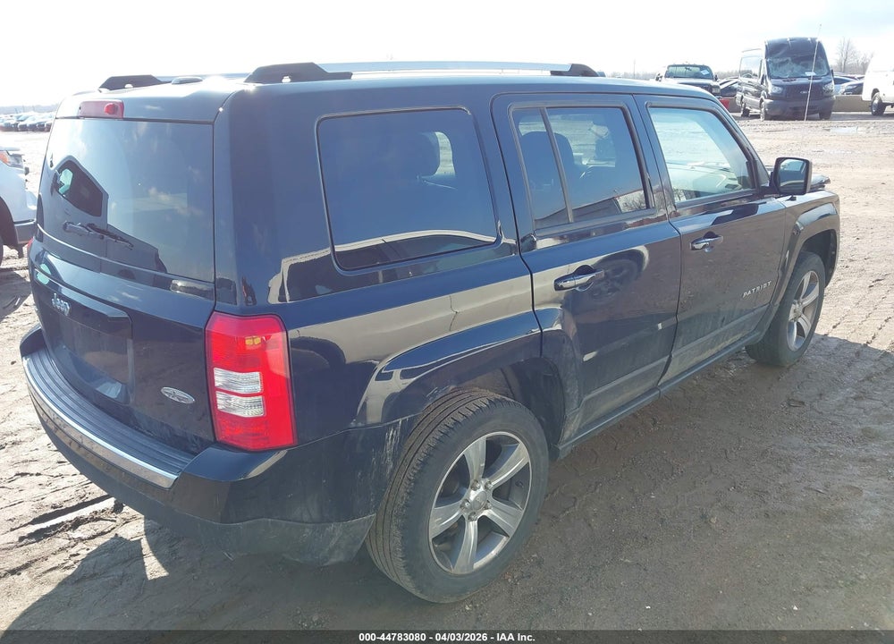 2017 JEEP PATRIOT HIGH ALTITUDE 4X4 VIN: 1C4NJRFB0HD196624