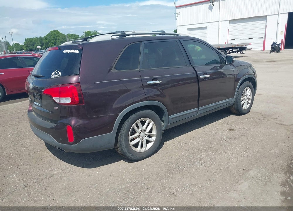 2014 KIA SORENTO LX VIN: 5XYKT4A60EG448508