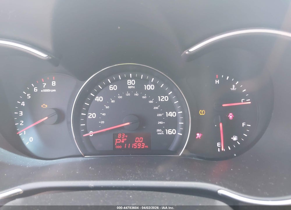 2014 KIA SORENTO LX VIN: 5XYKT4A60EG448508