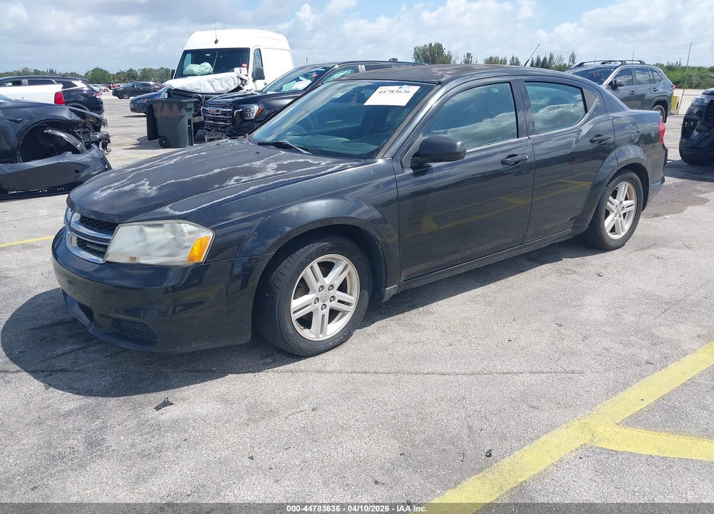2011 DODGE AVENGER MAINSTREET VIN: 1B3BD1FB2BN501930