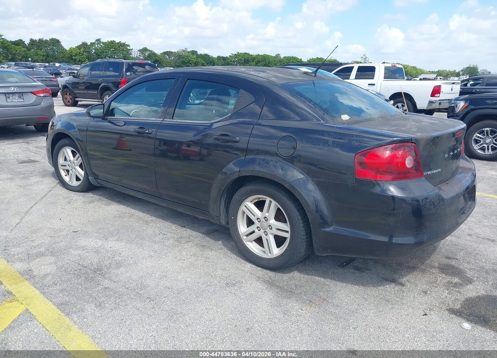 2011 DODGE AVENGER MAINSTREET VIN: 1B3BD1FB2BN501930