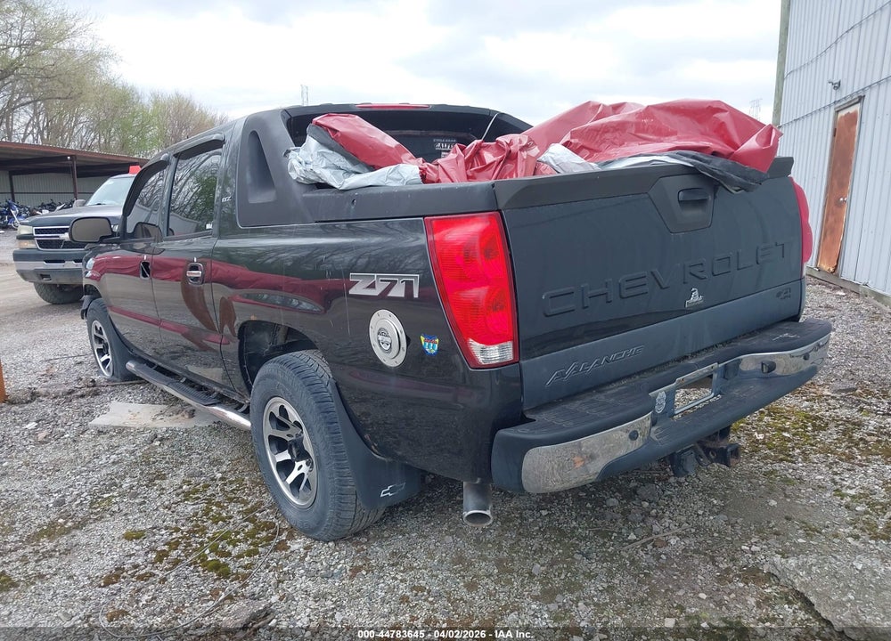 2005 CHEVROLET AVALANCHE 1500 Z71 VIN: 3GNEK12Z45G199405