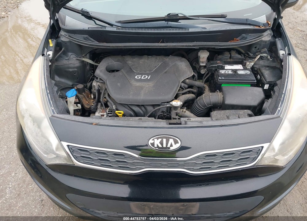 2014 KIA RIO EX VIN: KNADN5A38E6382000