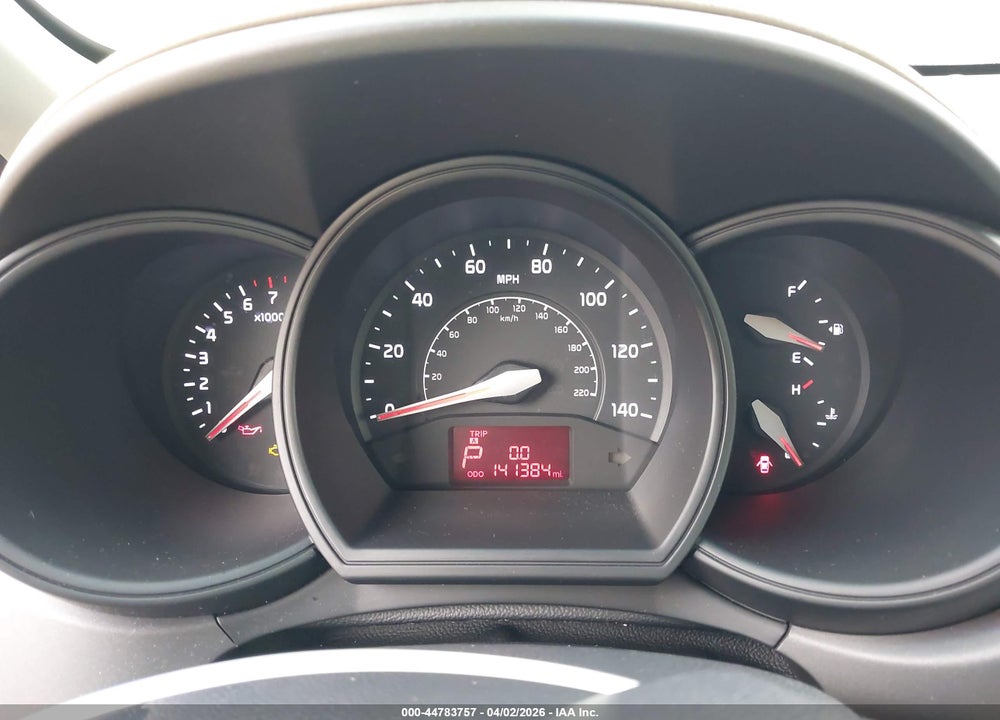 2014 KIA RIO EX VIN: KNADN5A38E6382000