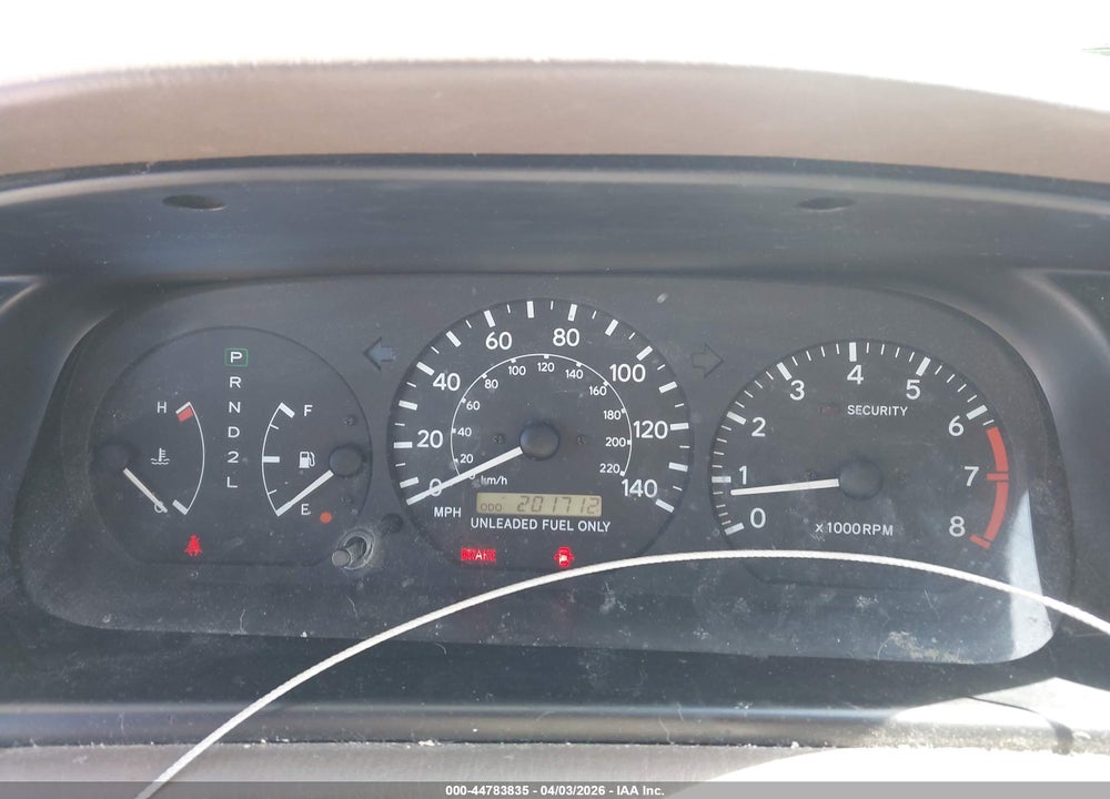 1999 TOYOTA CAMRY XLE V6 VIN: JT2BF28KXX0177182