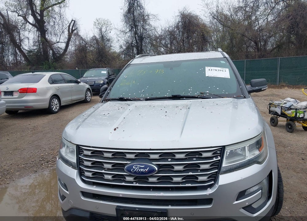 2016 FORD EXPLORER XLT VIN: 1FM5K8D89GGD24012