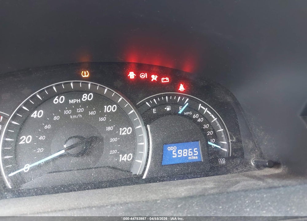 2013 TOYOTA CAMRY LE VIN: 4T1BF1FK4DU252320