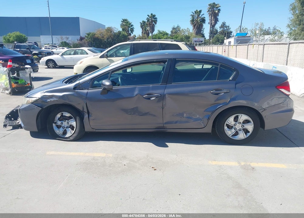 2015 HONDA CIVIC LX VIN: 19XFB2F56FE200920