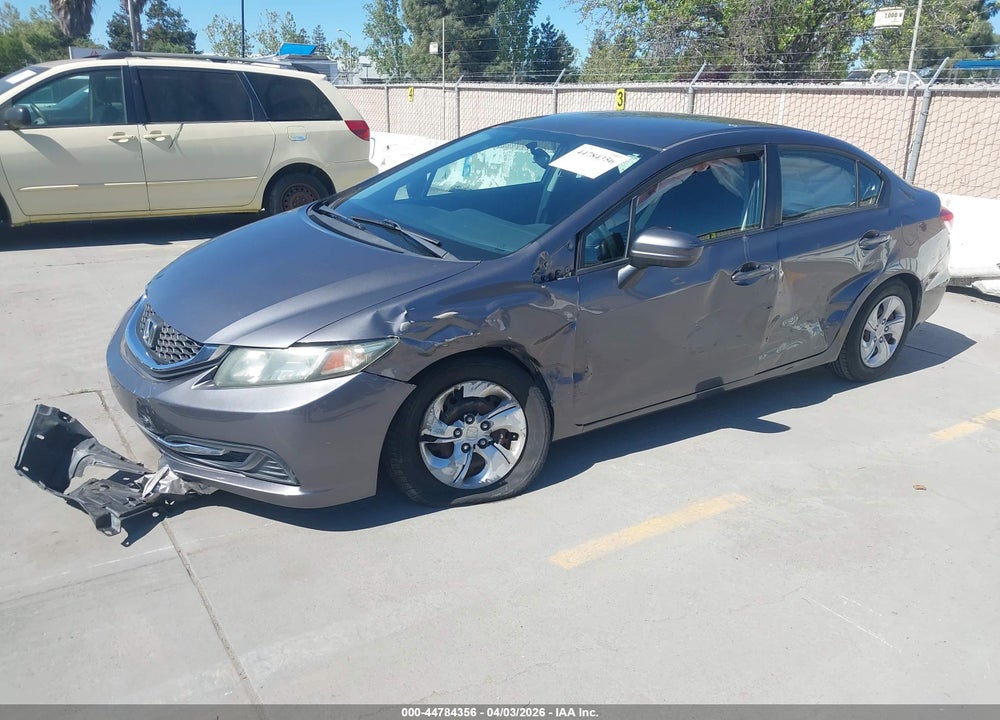 2015 HONDA CIVIC LX VIN: 19XFB2F56FE200920