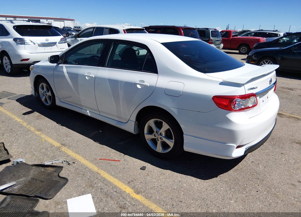 2011 TOYOTA COROLLA S VIN: 2T1BU4EE6BC601723