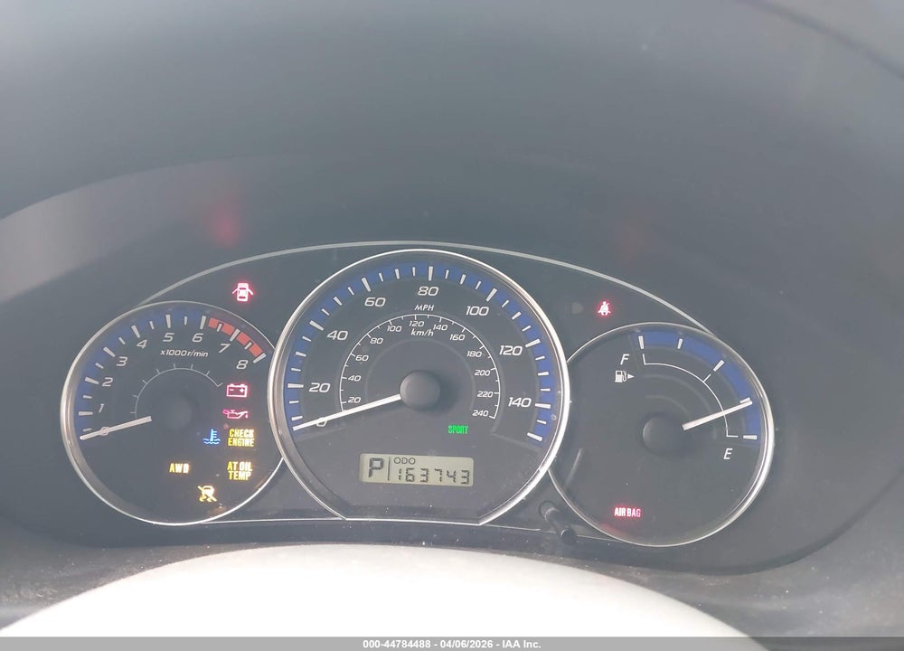 2010 SUBARU FORESTER 2.5X VIN: JF2SH6BC7AH803212