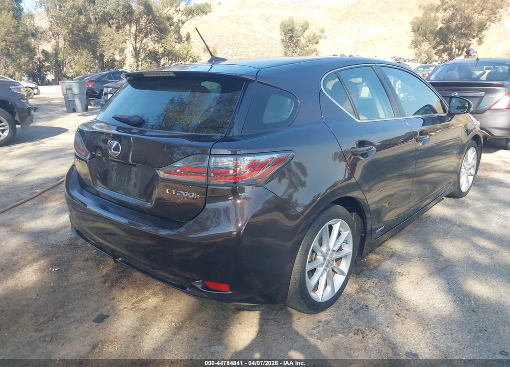 2013 LEXUS CT 200H VIN: JTHKD5BH0D2155945