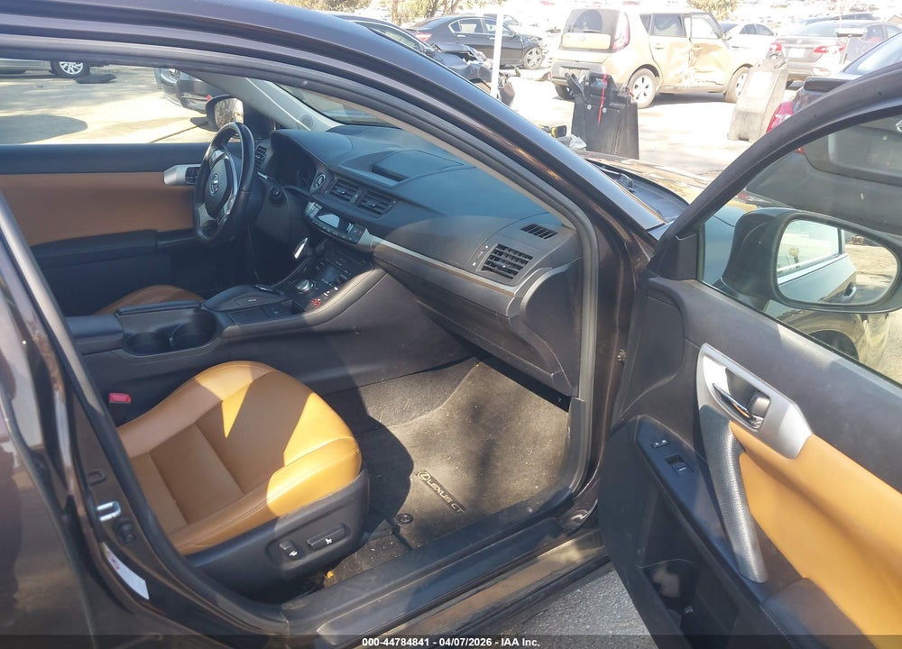 2013 LEXUS CT 200H VIN: JTHKD5BH0D2155945