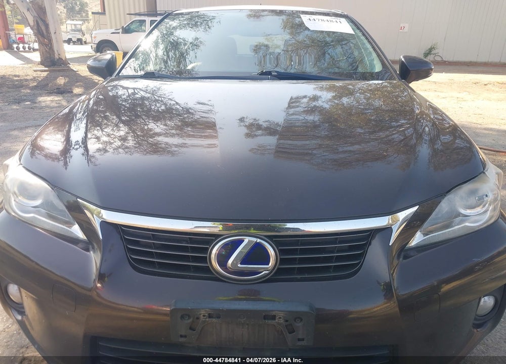 2013 LEXUS CT 200H VIN: JTHKD5BH0D2155945