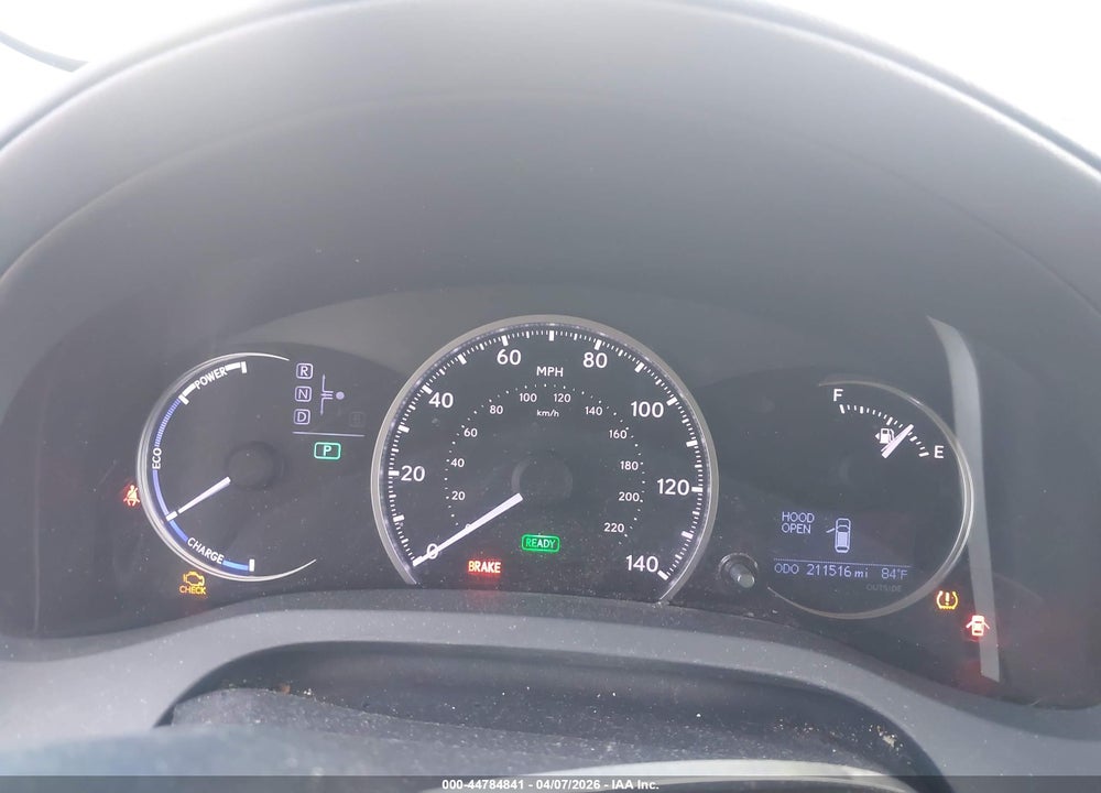 2013 LEXUS CT 200H VIN: JTHKD5BH0D2155945