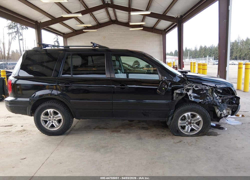 2005 HONDA PILOT EX-L VIN: 2HKYF18575H505423