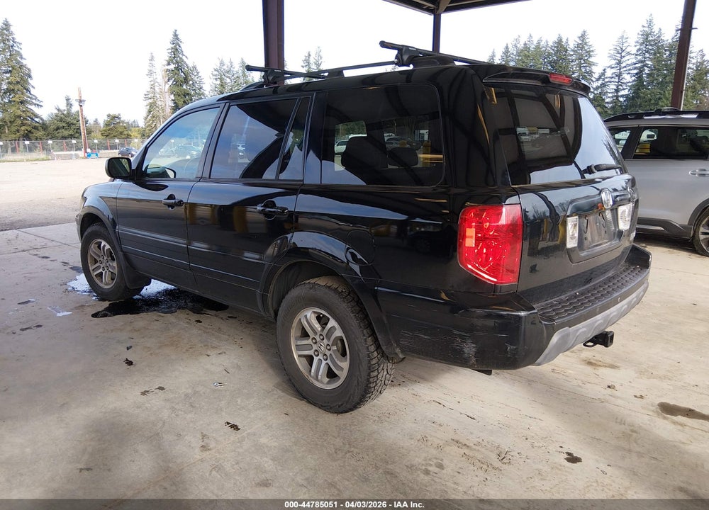 2005 HONDA PILOT EX-L VIN: 2HKYF18575H505423