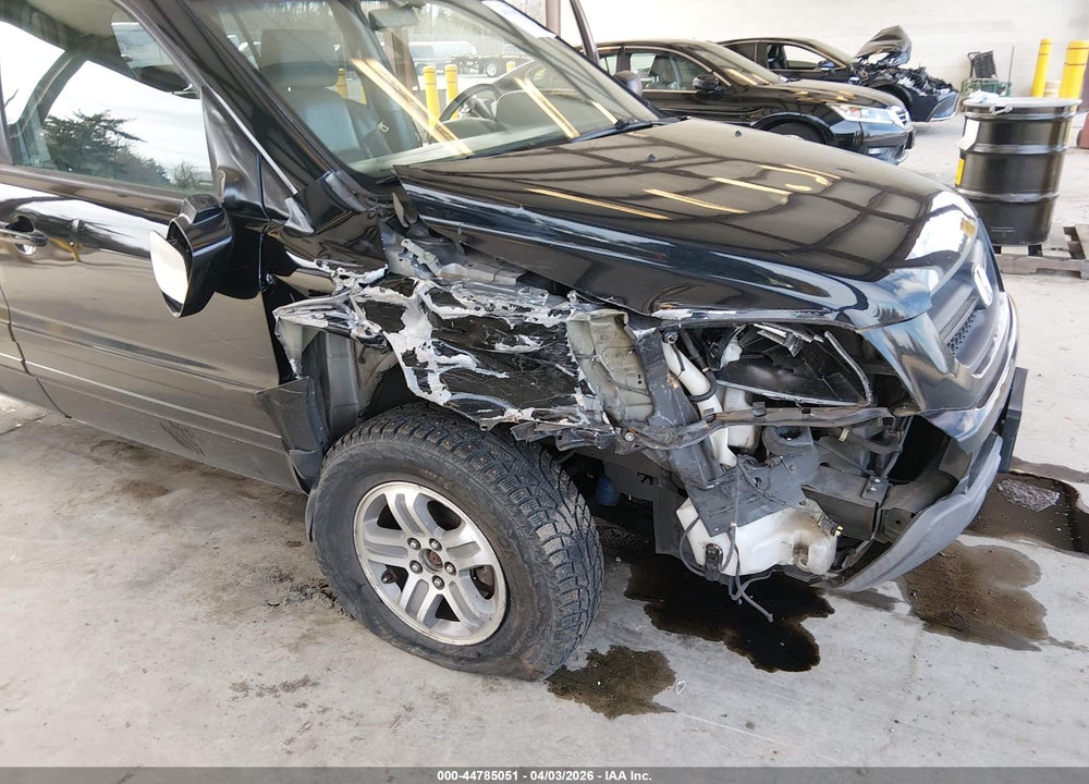 2005 HONDA PILOT EX-L VIN: 2HKYF18575H505423