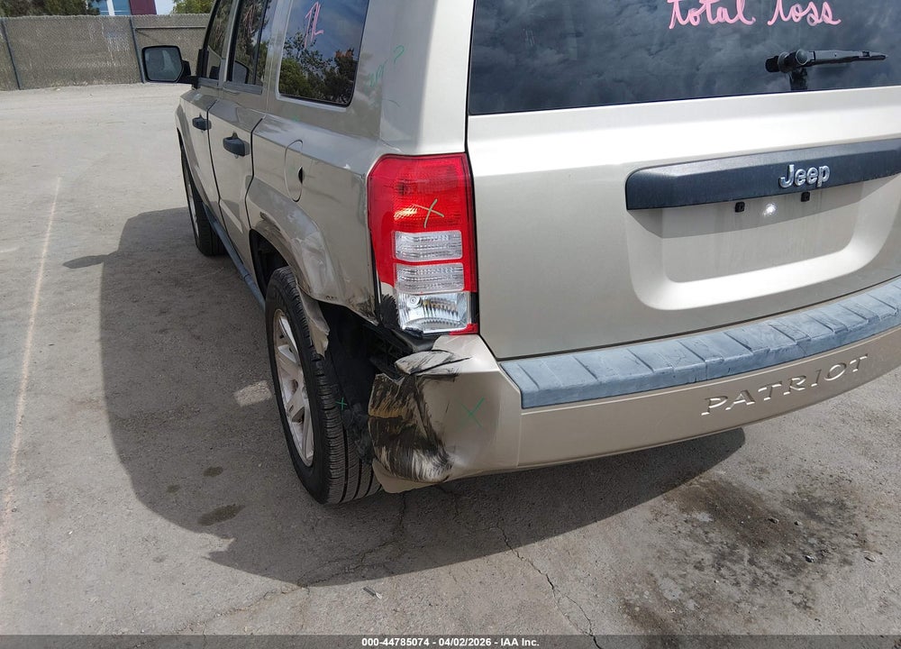 2009 JEEP PATRIOT SPORT VIN: 1J8FT28B19D194720