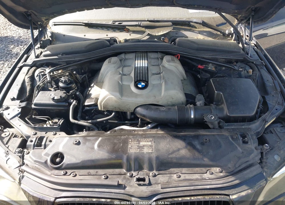 2005 BMW 5 SERIES 545I VIN: WBANB33525CN67709
