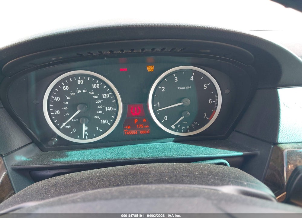 2005 BMW 5 SERIES 545I VIN: WBANB33525CN67709