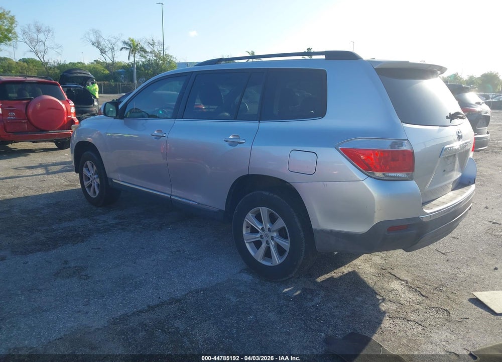 2012 TOYOTA HIGHLANDER SE VIN: 5TDZA3EH5CS017379