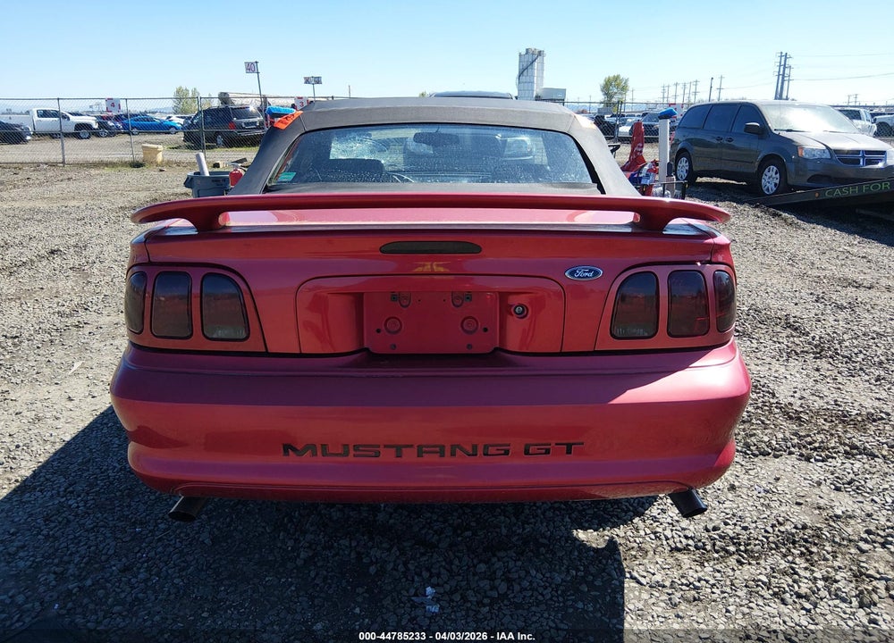 1998 FORD MUSTANG GT VIN: 1FAFP45X9WF211728