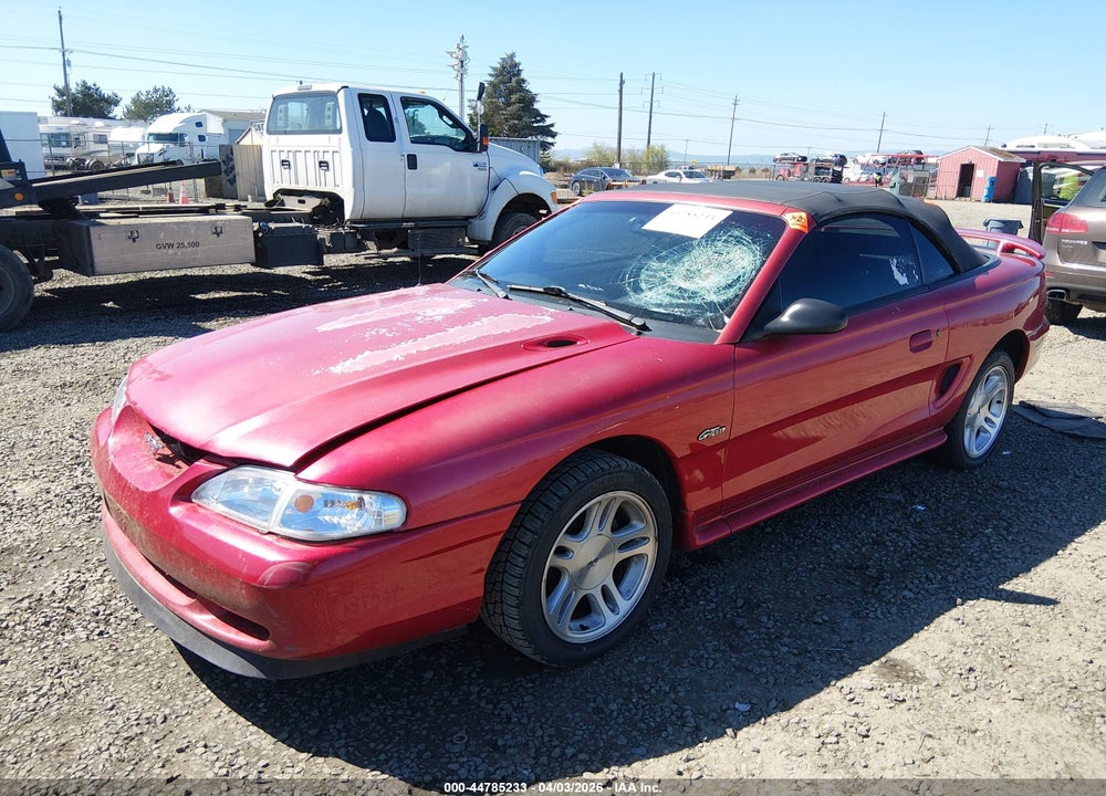 1998 FORD MUSTANG GT VIN: 1FAFP45X9WF211728