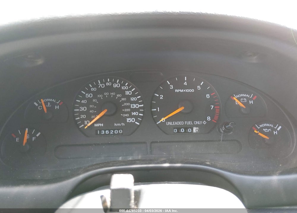 1998 FORD MUSTANG GT VIN: 1FAFP45X9WF211728