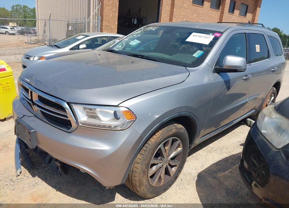 2016 DODGE DURANGO LIMITED VIN: 1C4RDJDG0GC477206