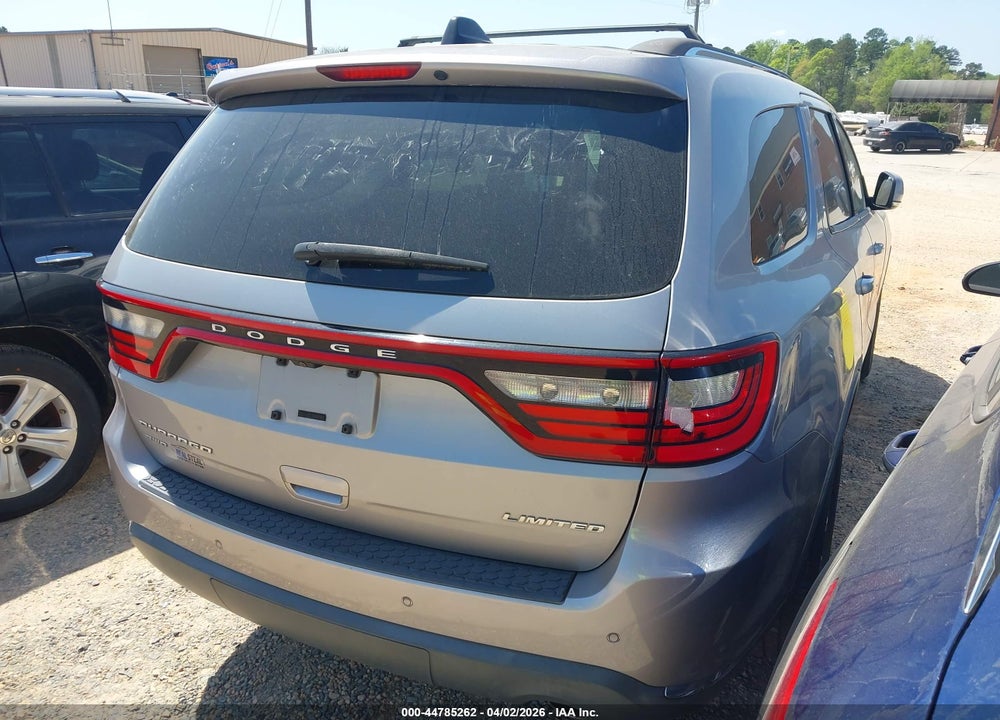 2016 DODGE DURANGO LIMITED VIN: 1C4RDJDG0GC477206