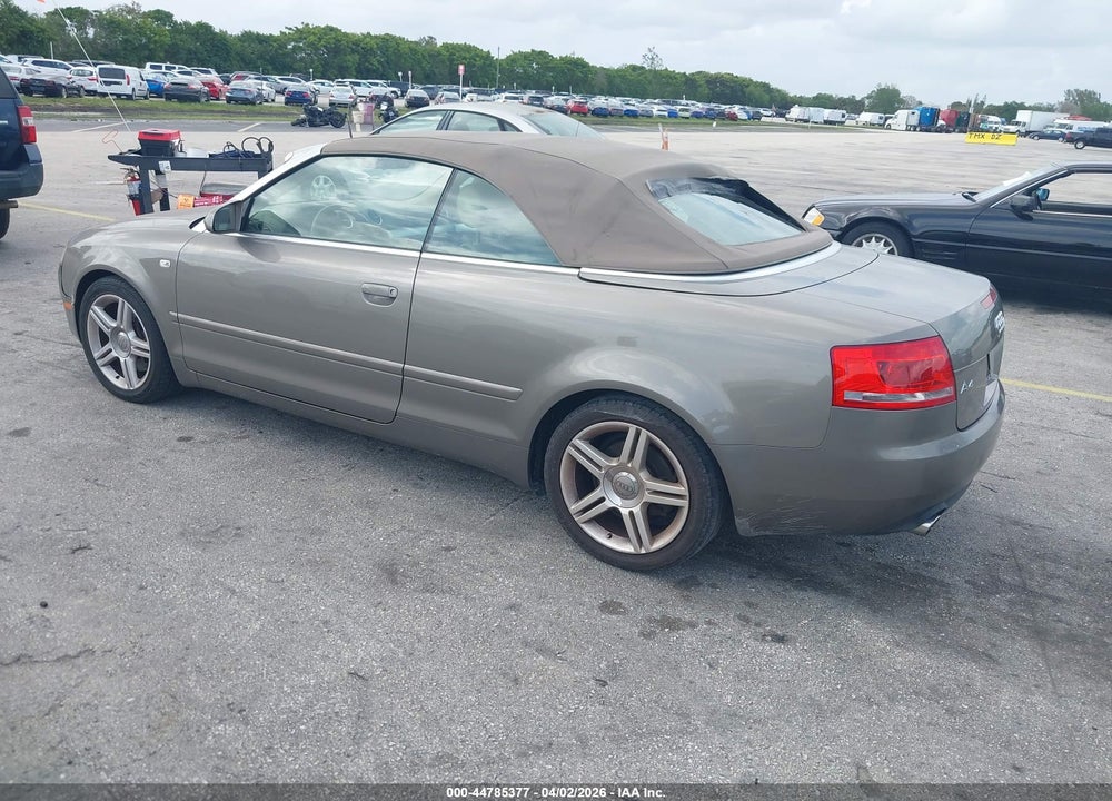 2008 AUDI A4 2.0T VIN: WAUAF48H08K014921