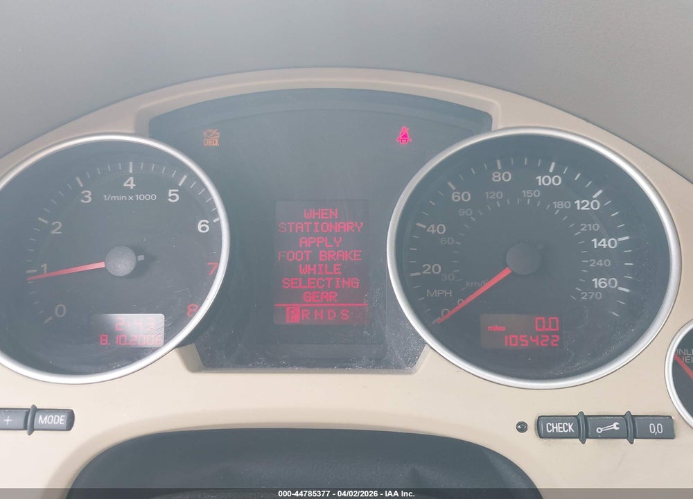 2008 AUDI A4 2.0T VIN: WAUAF48H08K014921