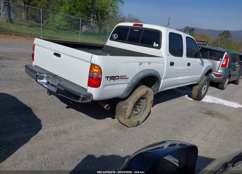 2001 TOYOTA TACOMA PRERUNNER V6 VIN: 5TEGN92N51Z855226