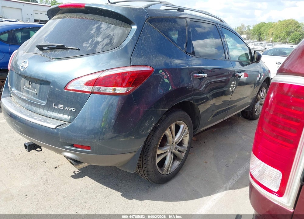 2011 NISSAN MURANO LE VIN: JN8AZ1MW1BW159967