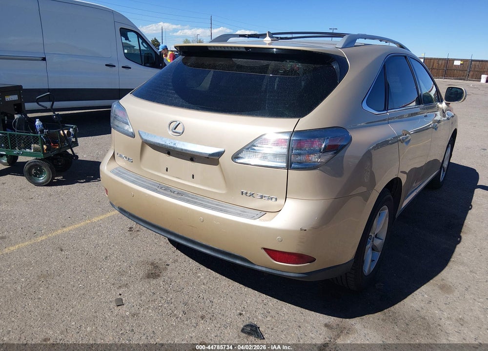 2010 LEXUS RX 350 VIN: 2T2BK1BA9AC076379