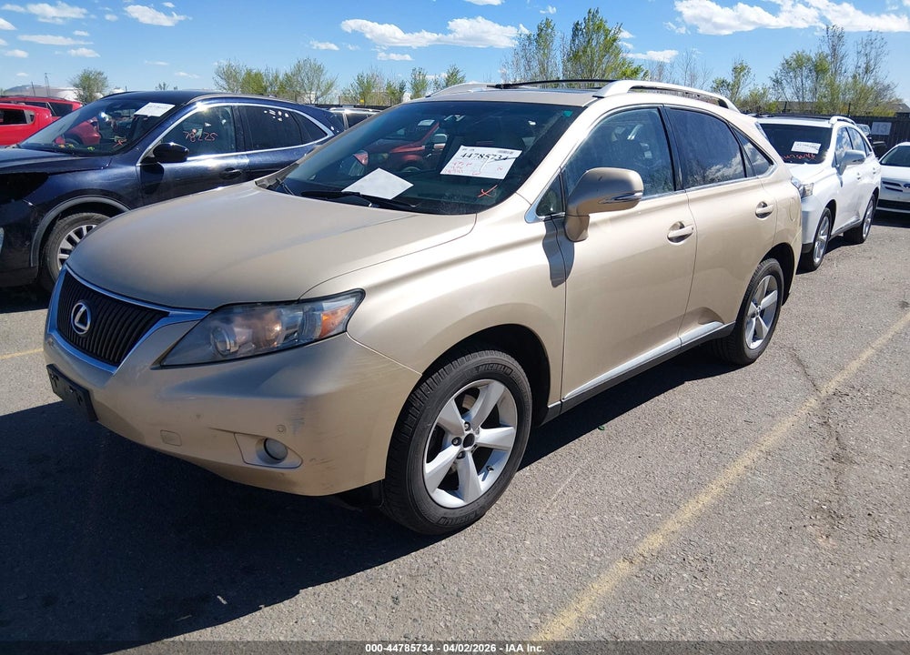 2010 LEXUS RX 350 VIN: 2T2BK1BA9AC076379