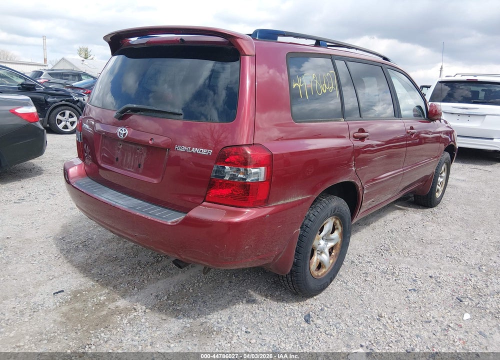 2007 TOYOTA HIGHLANDER VIN: JTEGD21A170168077