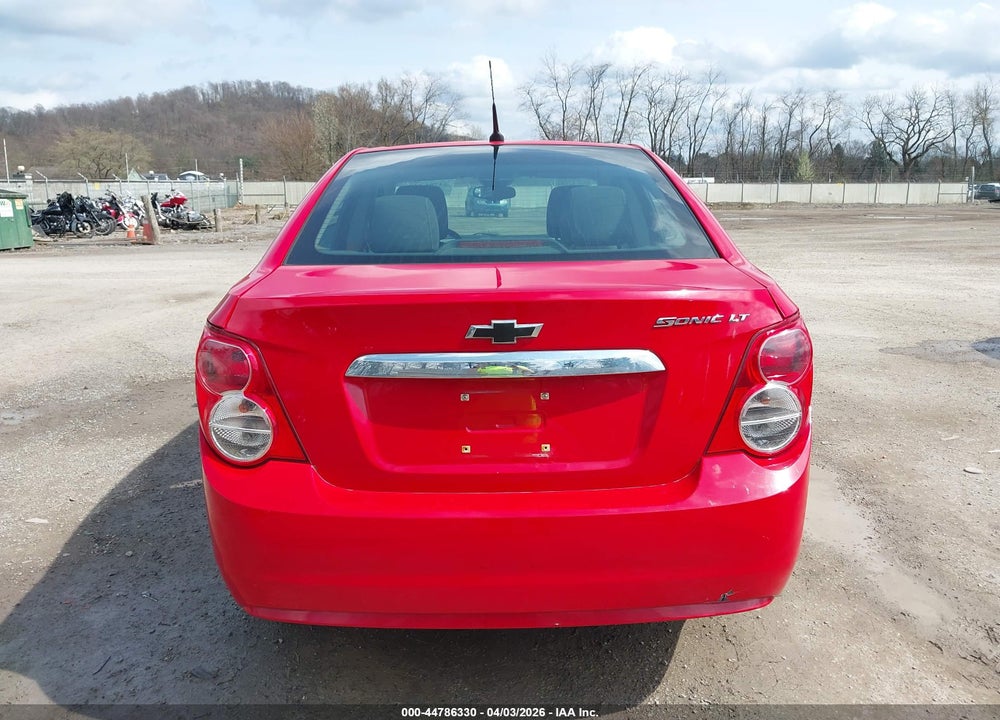 2012 CHEVROLET SONIC 2LT VIN: 1G1JC5SH4C4169570