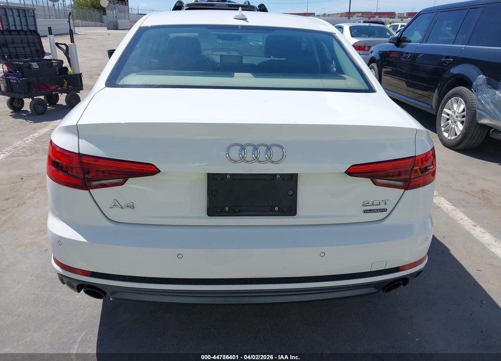 2017 AUDI A4 2.0T PREMIUM VIN: WAUENAF47HN001066