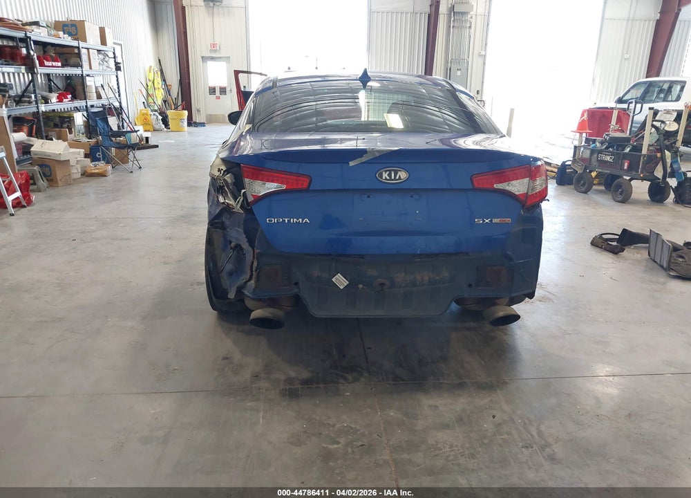2012 KIA OPTIMA SX VIN: 5XXGR4A68CG046726