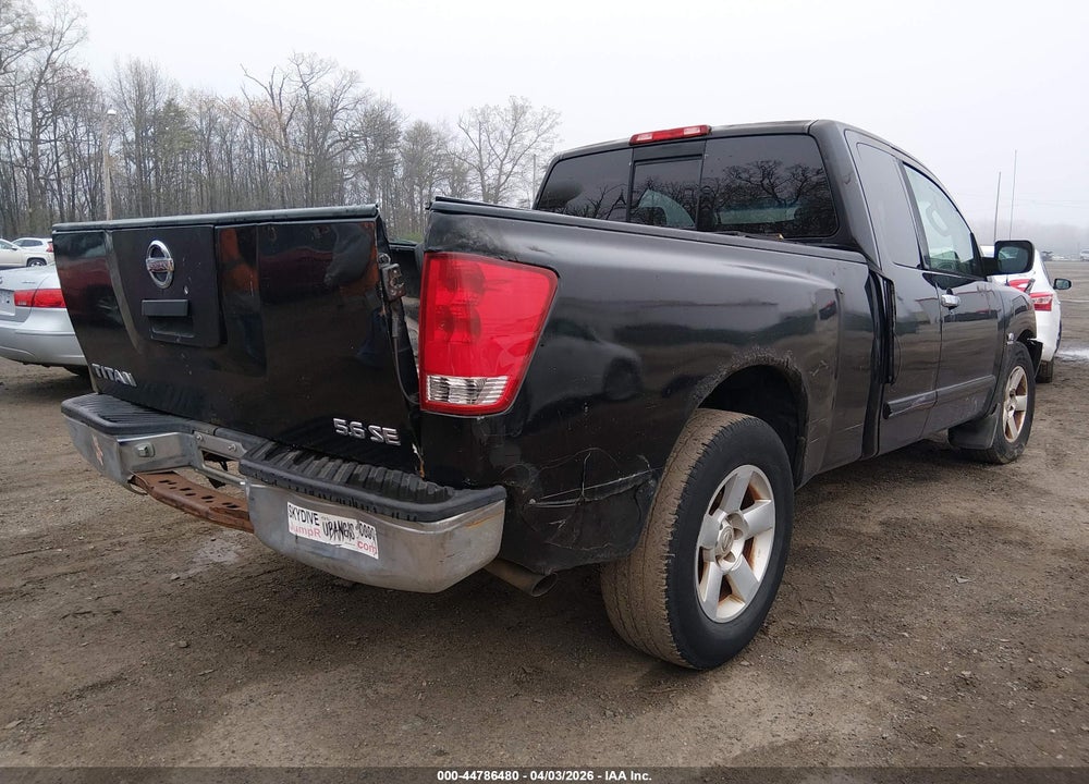 2004 NISSAN TITAN SE VIN: 1N6AA06A74N556216
