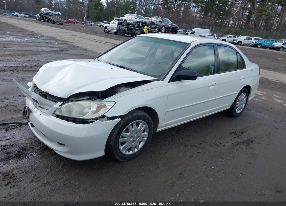 2005 HONDA CIVIC LX VIN: 2HGES165X5H520610