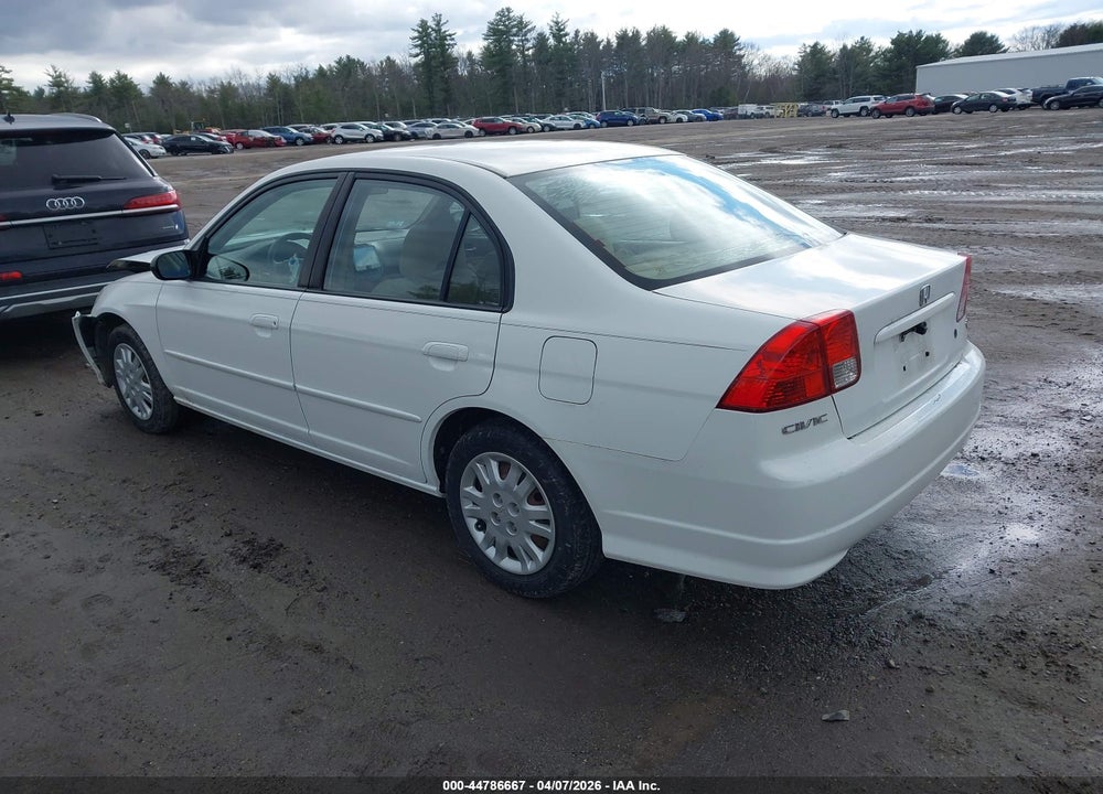 2005 HONDA CIVIC LX VIN: 2HGES165X5H520610