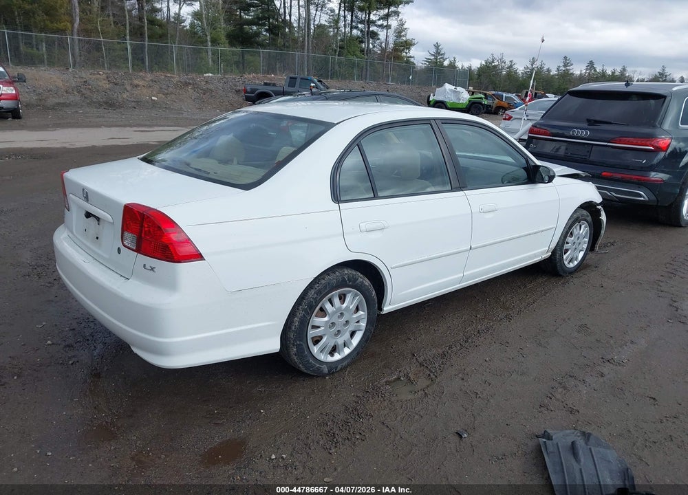 2005 HONDA CIVIC LX VIN: 2HGES165X5H520610