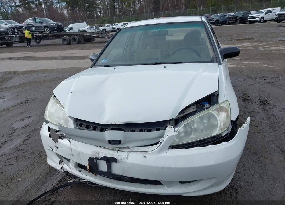 2005 HONDA CIVIC LX VIN: 2HGES165X5H520610