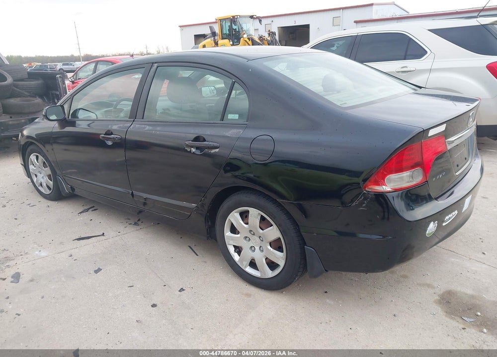 2009 HONDA CIVIC LX VIN: 19XFA16519E052323