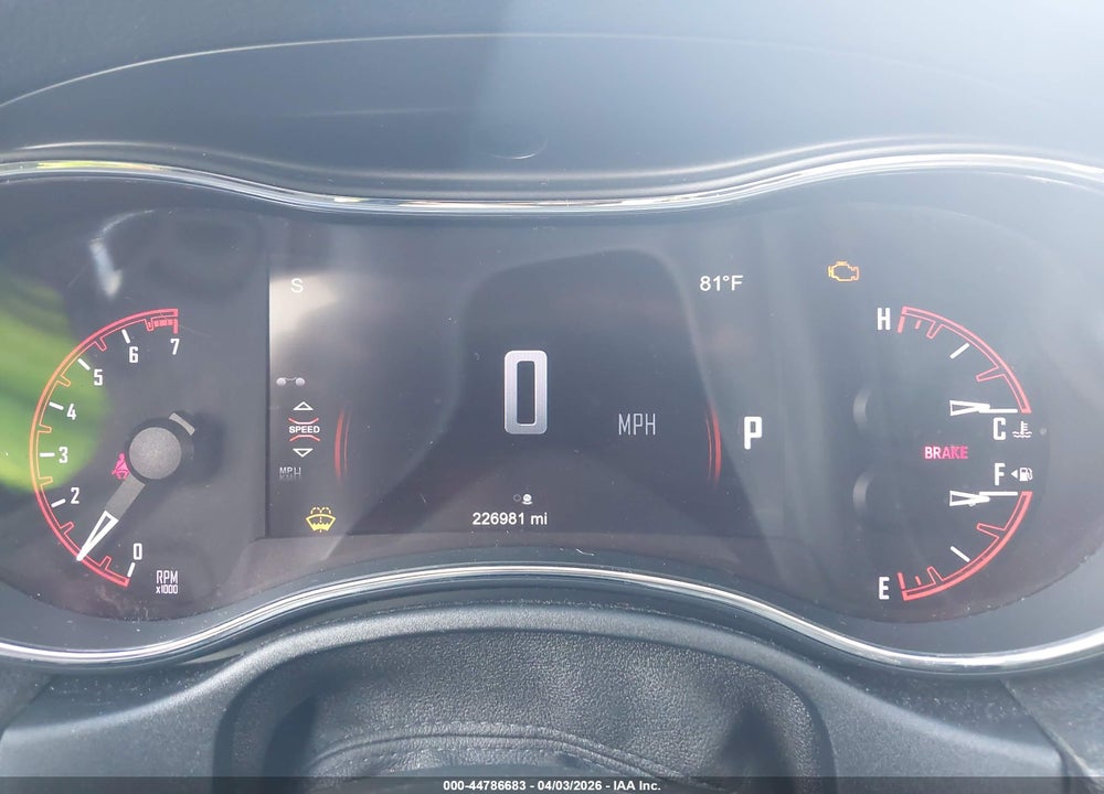 2014 DODGE DURANGO LIMITED VIN: 1C4RDJDG6EC481628