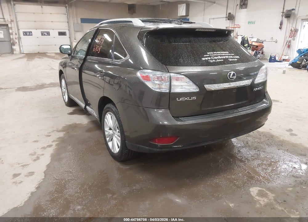 2010 LEXUS RX 450H VIN: JTJBC1BA7A2411250